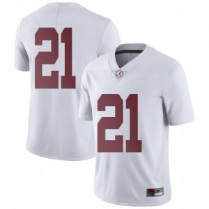 Youth Alabama Crimson Tide #21 Jared Mayden White Limited NCAA College Football Jersey 2403DPHN2